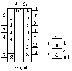 Кр514ид1 схема включения